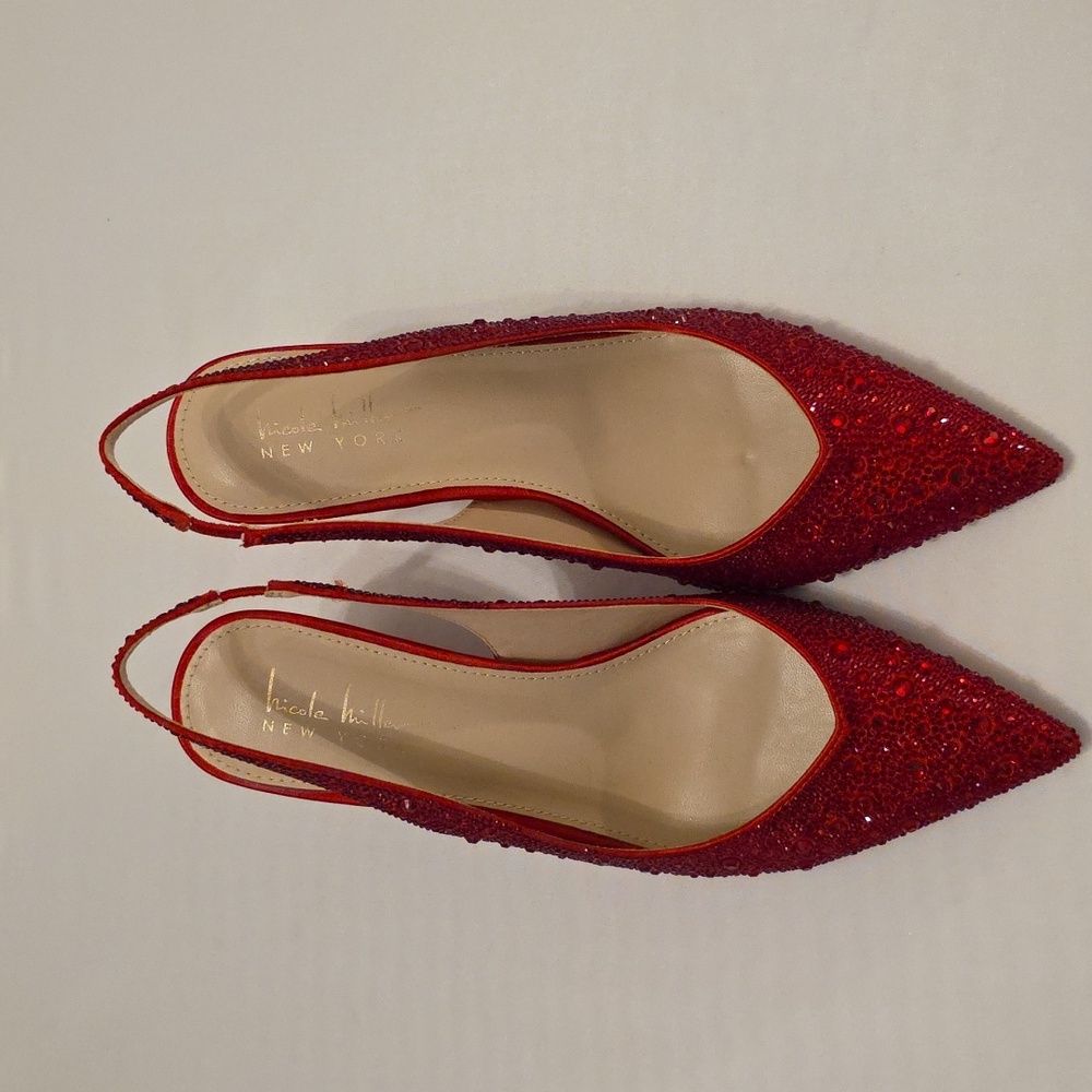 BRAND NEW NICOLE NILLER SCOUTIE SLINGBACK PUMPS (Women)ELEGANT SHEEL - Picture 2 of 16